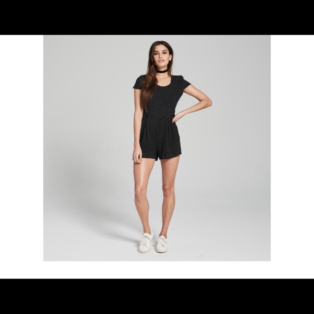 New Adam Levine Women's Tie Back Romper